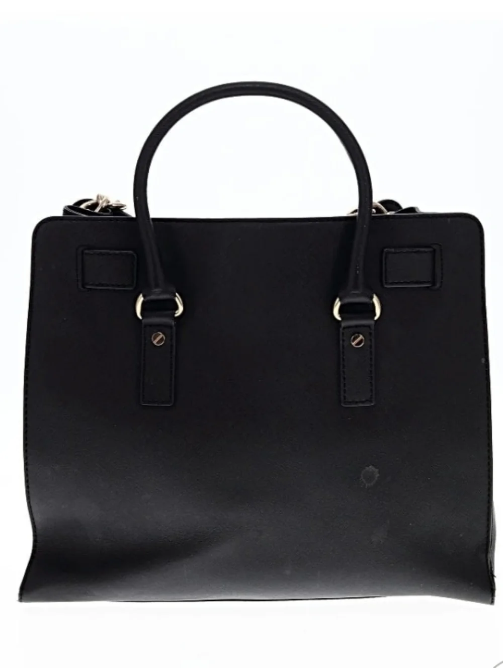 Michael Kors Hamilton Large Black Saffiano Leather Tote - Picture 9 of 12